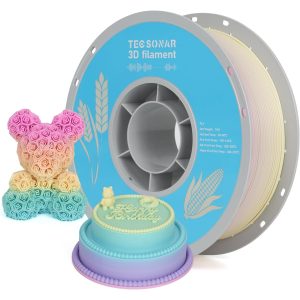 Matte Rainbow PLA Filament Matte Rainbow PLA - Lollipop Color 1