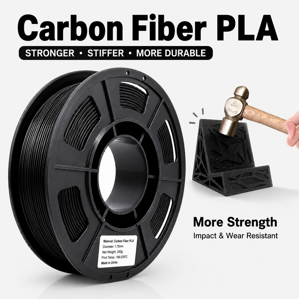 Carbon Fiber PLA Black