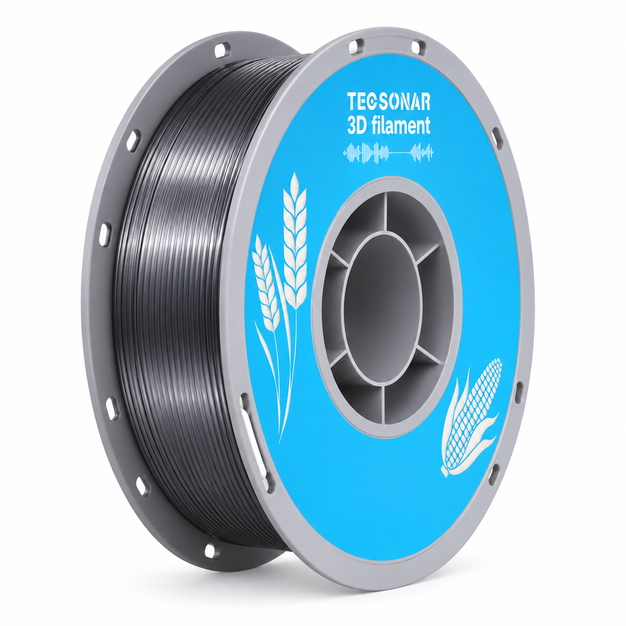 SILK PLA Black Grey