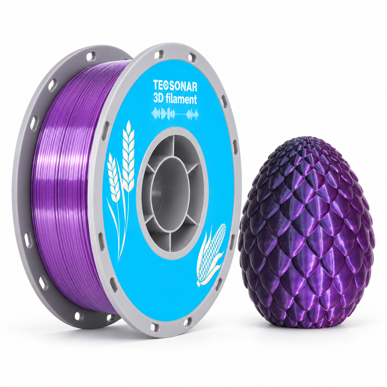 SILK Dual Color PLA Black-Purple
