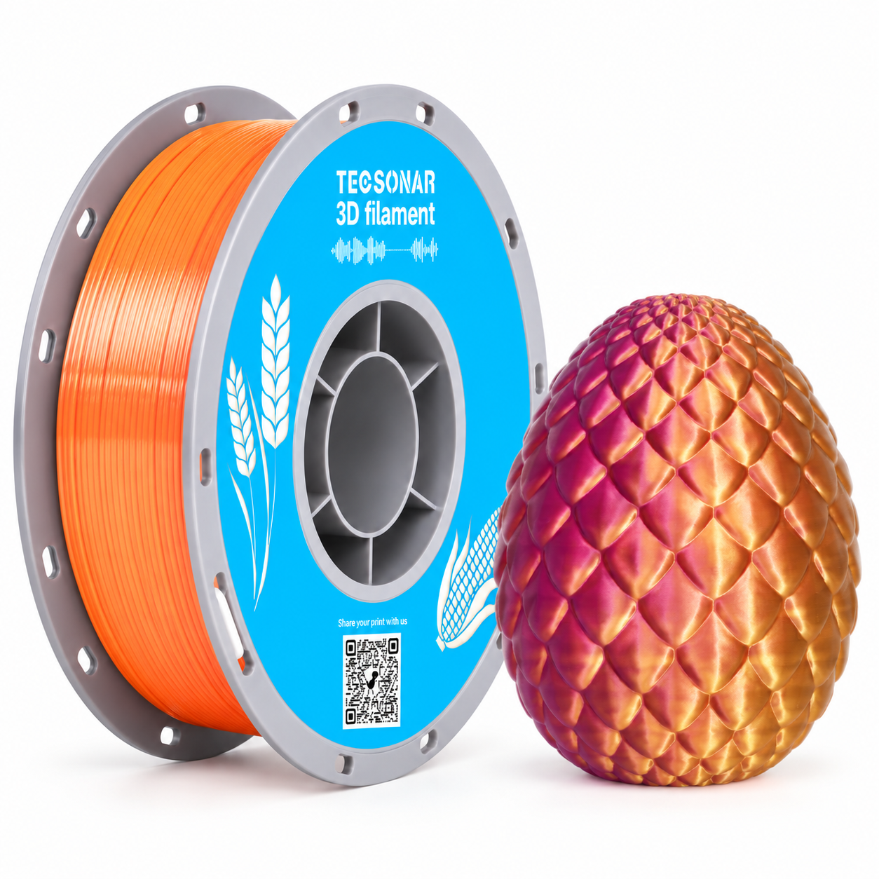 SILK Dual Color PLA Golden-Purple